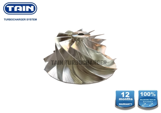 Στροβιλο βελτίωση 38.8mm ροδών συμπιεστών καταλυμάτων TD04 HX27 για το CDC//τη KOMATSU/TML